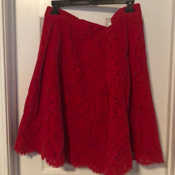 New York & Company Dresses & Skirts - Red Skirt New York & Company Dresses & Skirts - Red Skirt